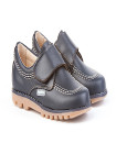Made in Spain Casual Nappa Leather Single Strap Shoes EU25-EU31 Marino
